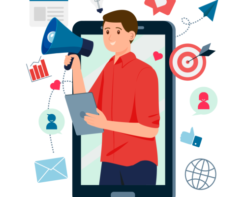 illustration-of-digital-marketing-in-social-media-platform-free-png